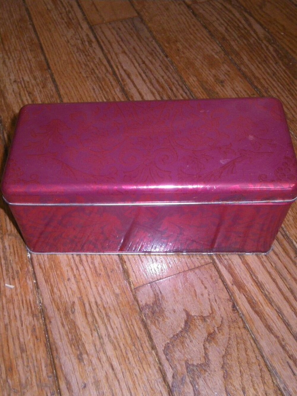 Vintage Decorative Metal Storage Tin Crepes Au Chocolat